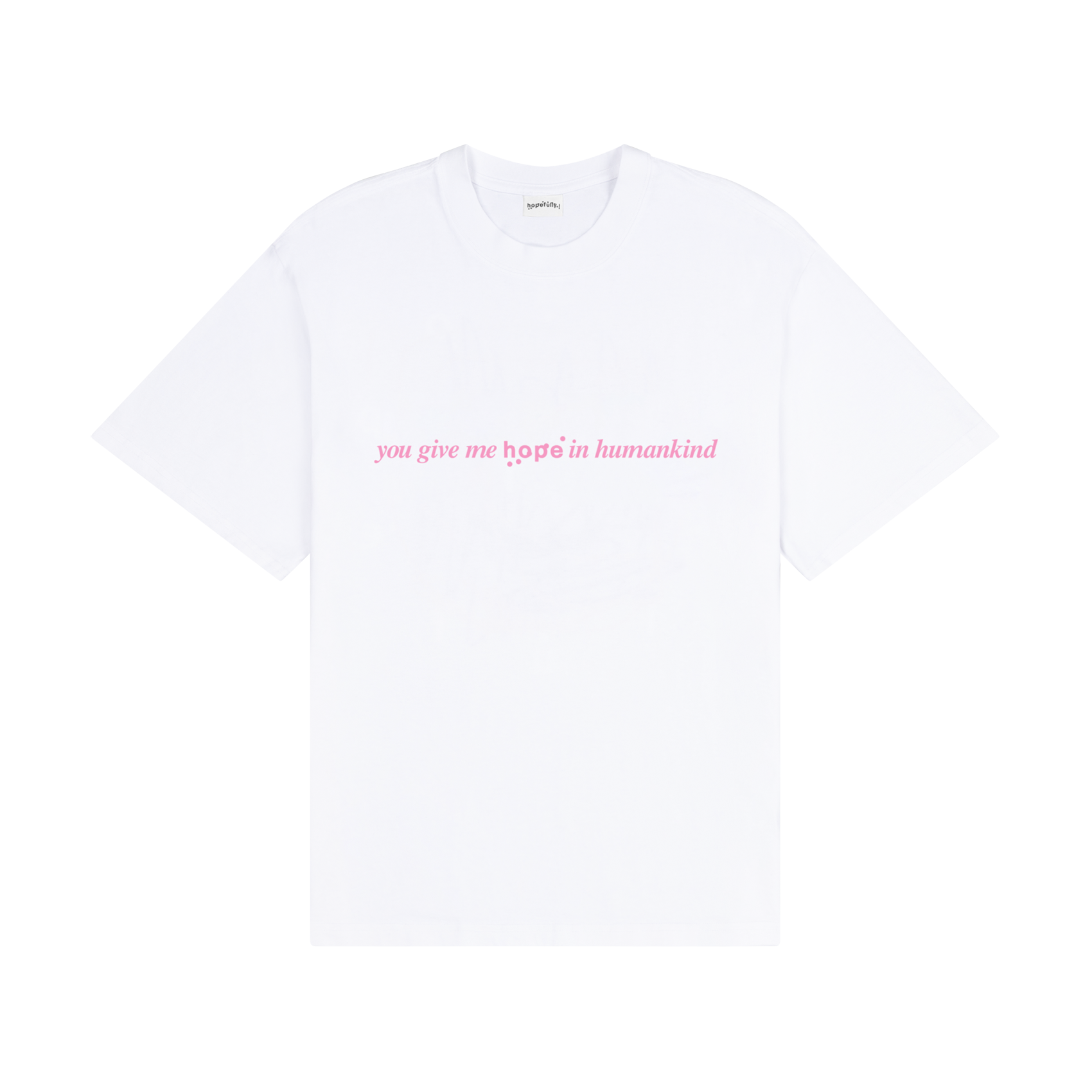 Loyle Carner - 'you give me hope in humankind' white t-shirt