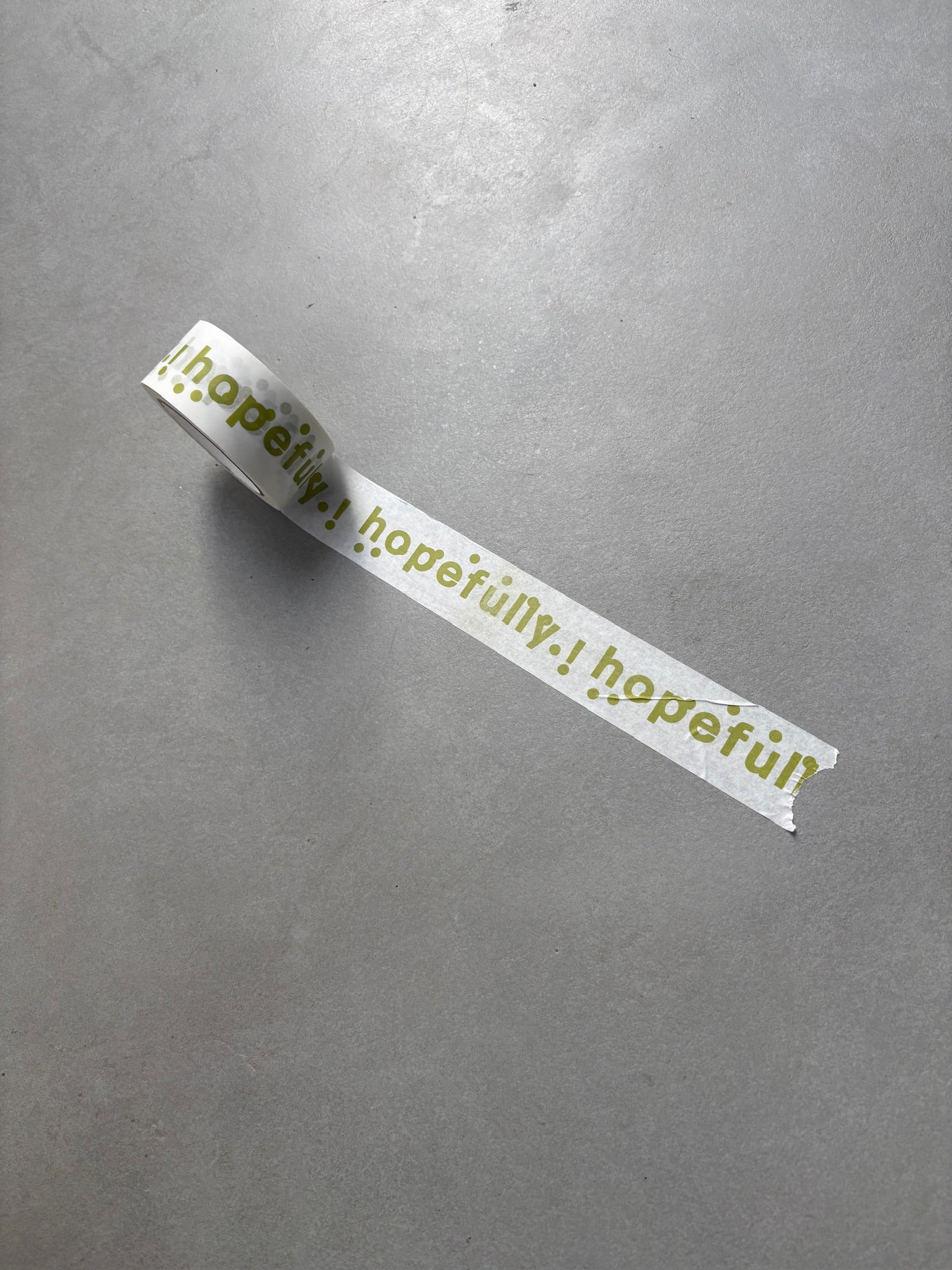 hopefully ! white tape