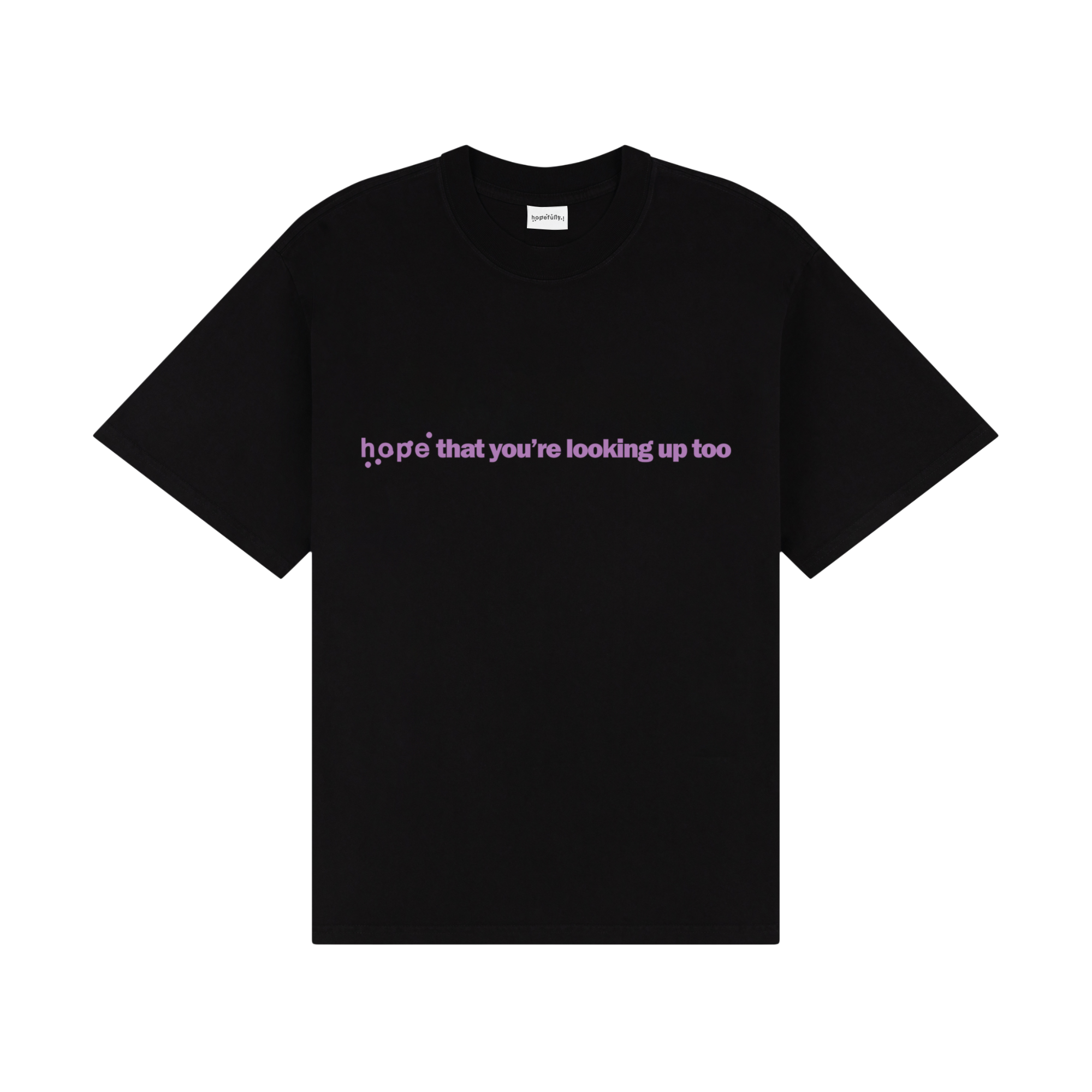 Loyle Carner - 'hope that you're looking up too' black t-shirt