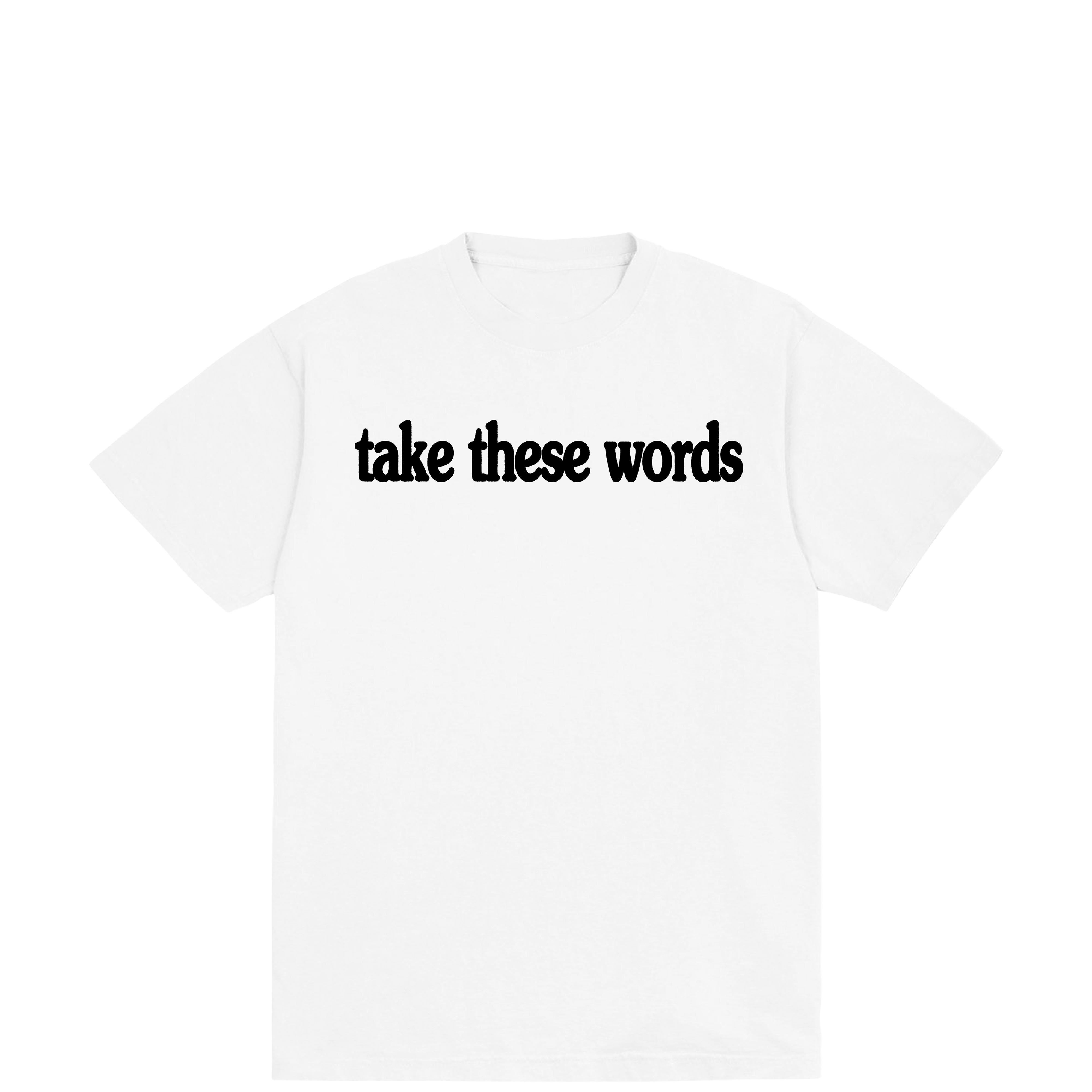 Loyle Carner - Take These Words T-Shirt (White)