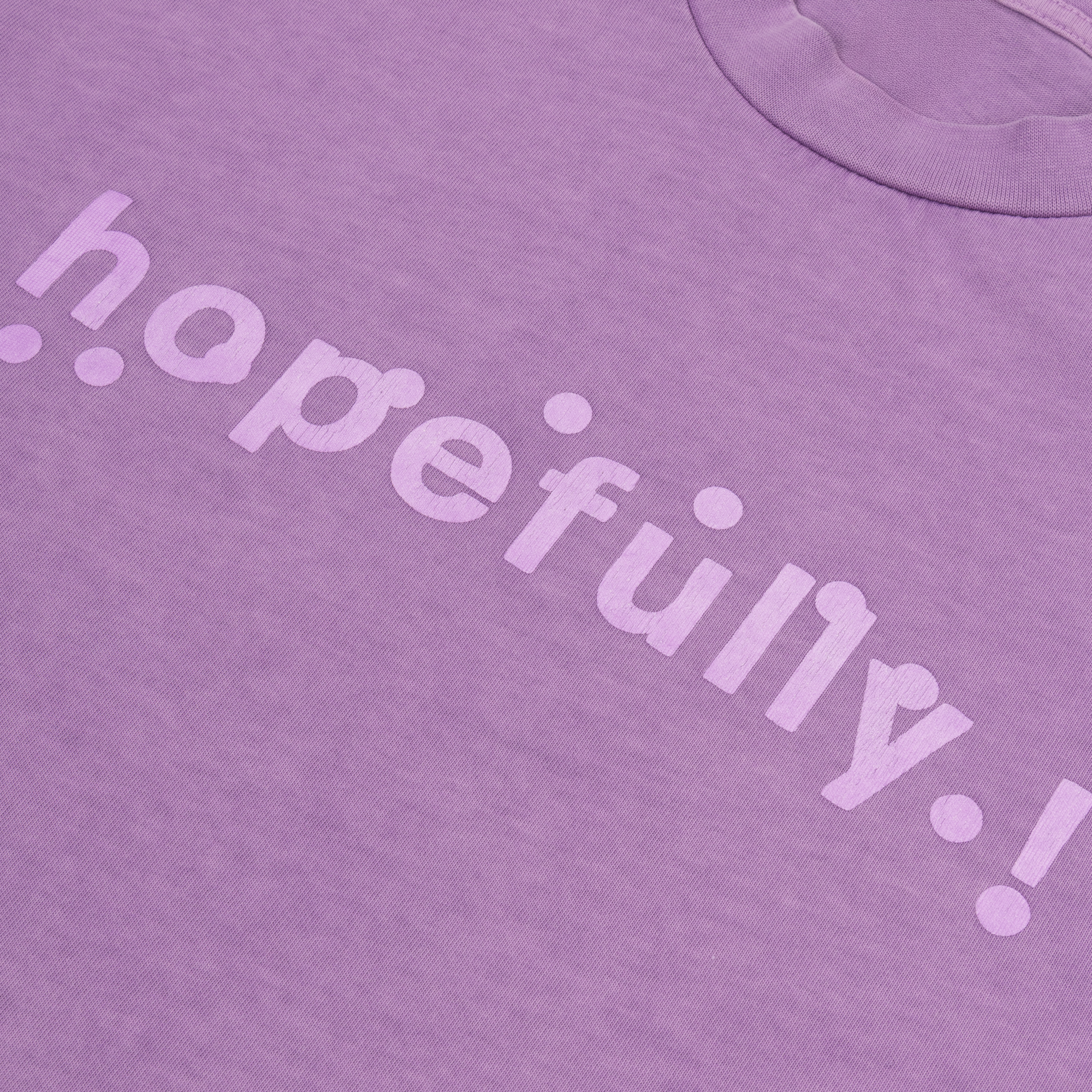 Loyle Carner - hopefully ! purple overdye t-shirt