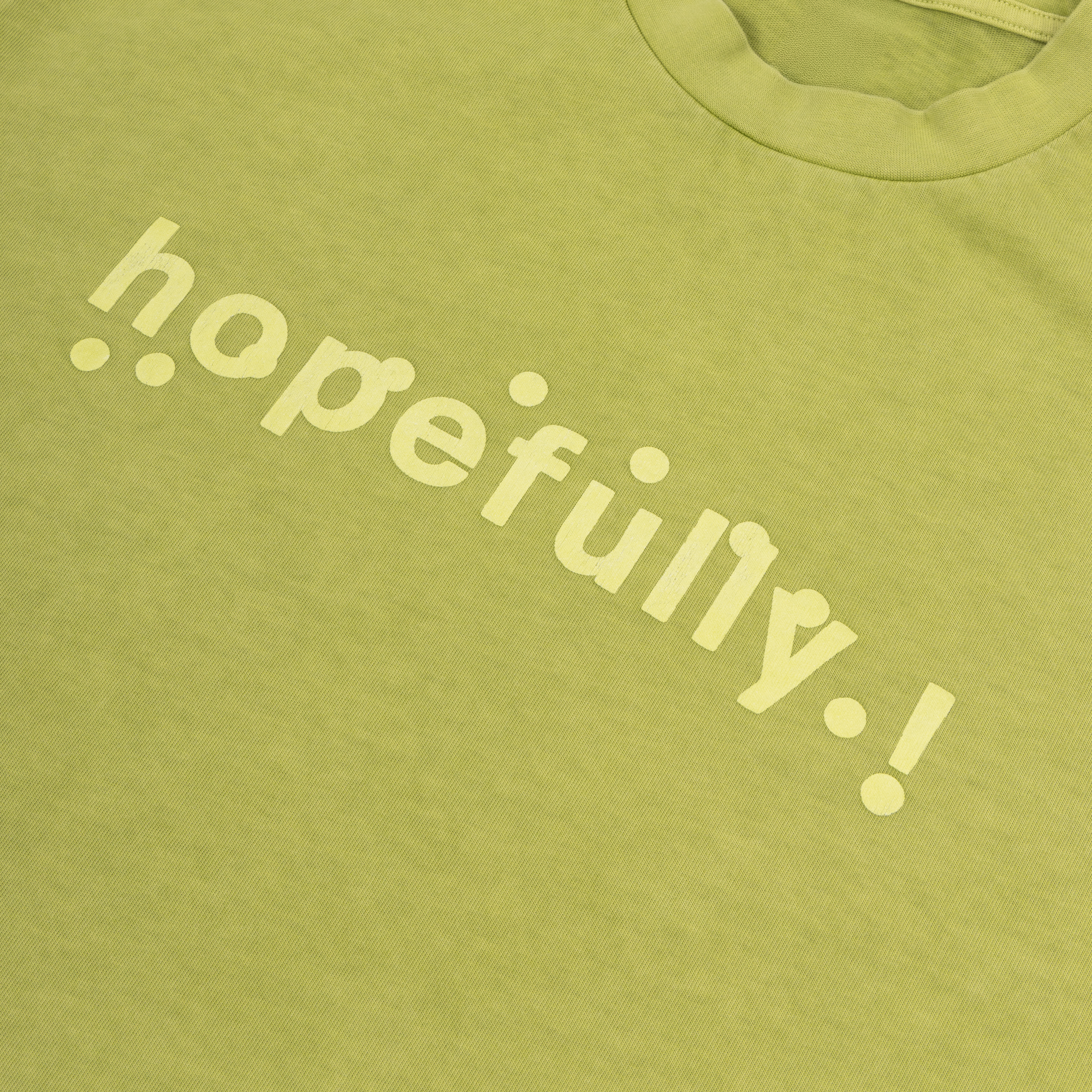 Loyle Carner - hopefully ! green overdye t-shirt