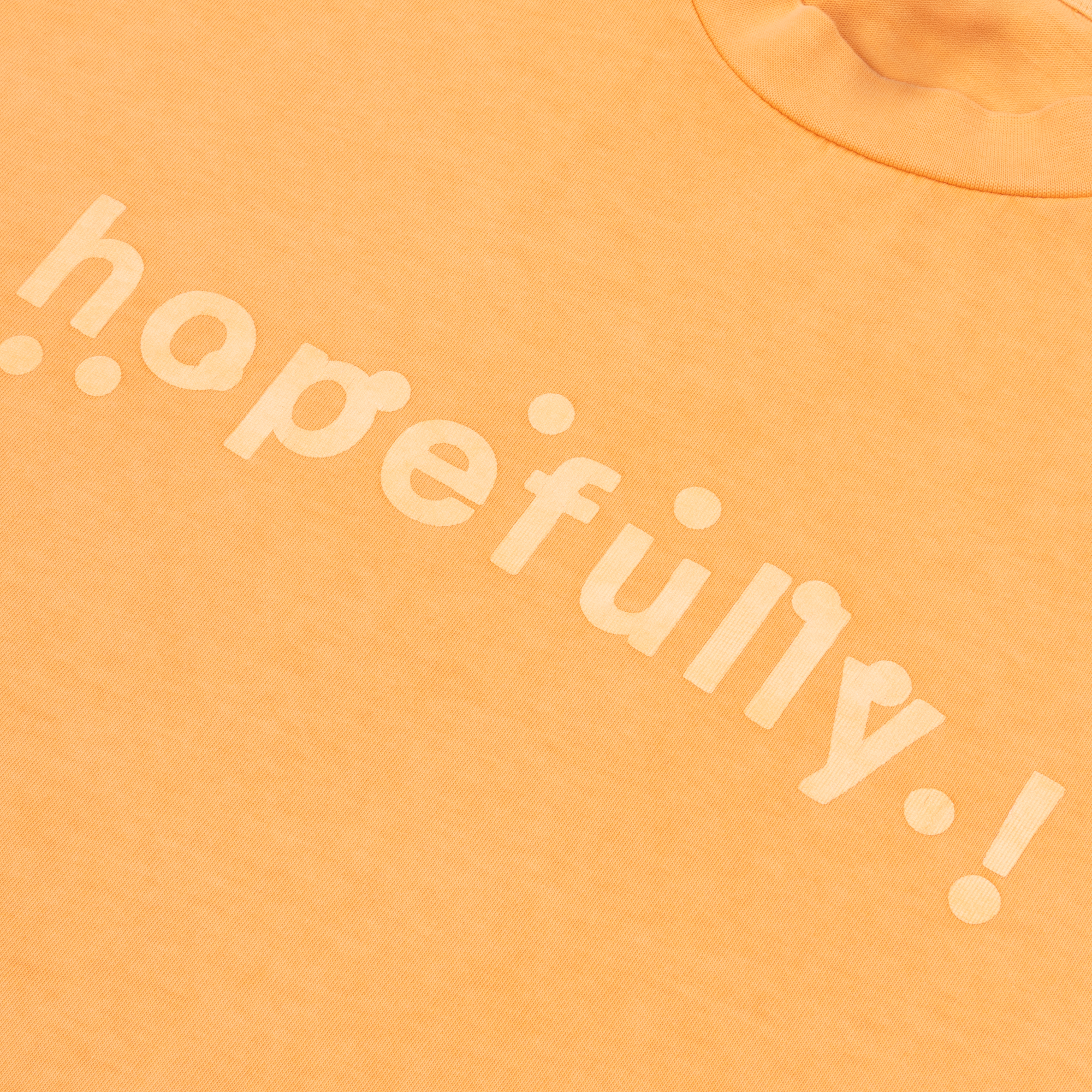 Loyle Carner - hopefully ! orange overdye t-shirt