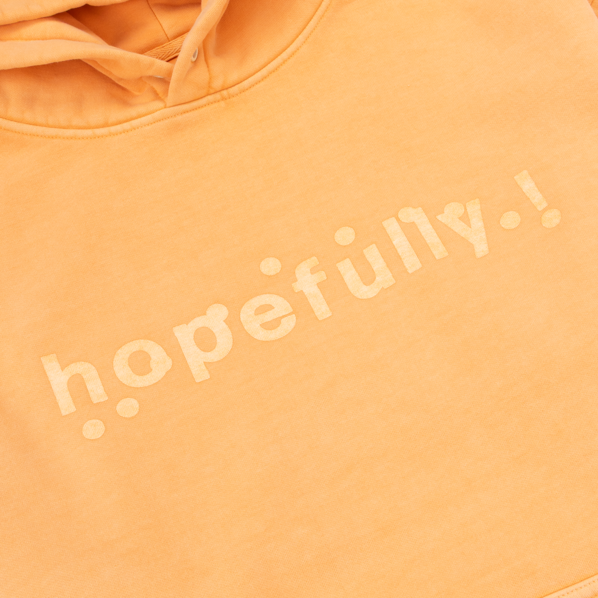 Loyle Carner - hopefully ! orange overdye hoodie