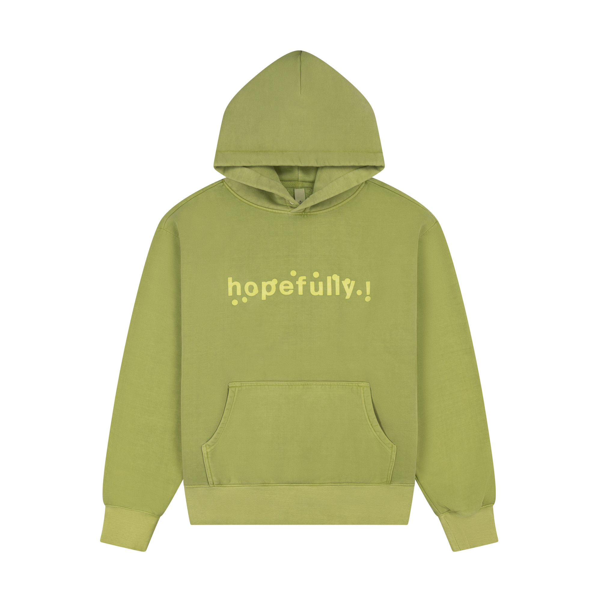 hopefully ! green overdye hoodie - Loyle Carner