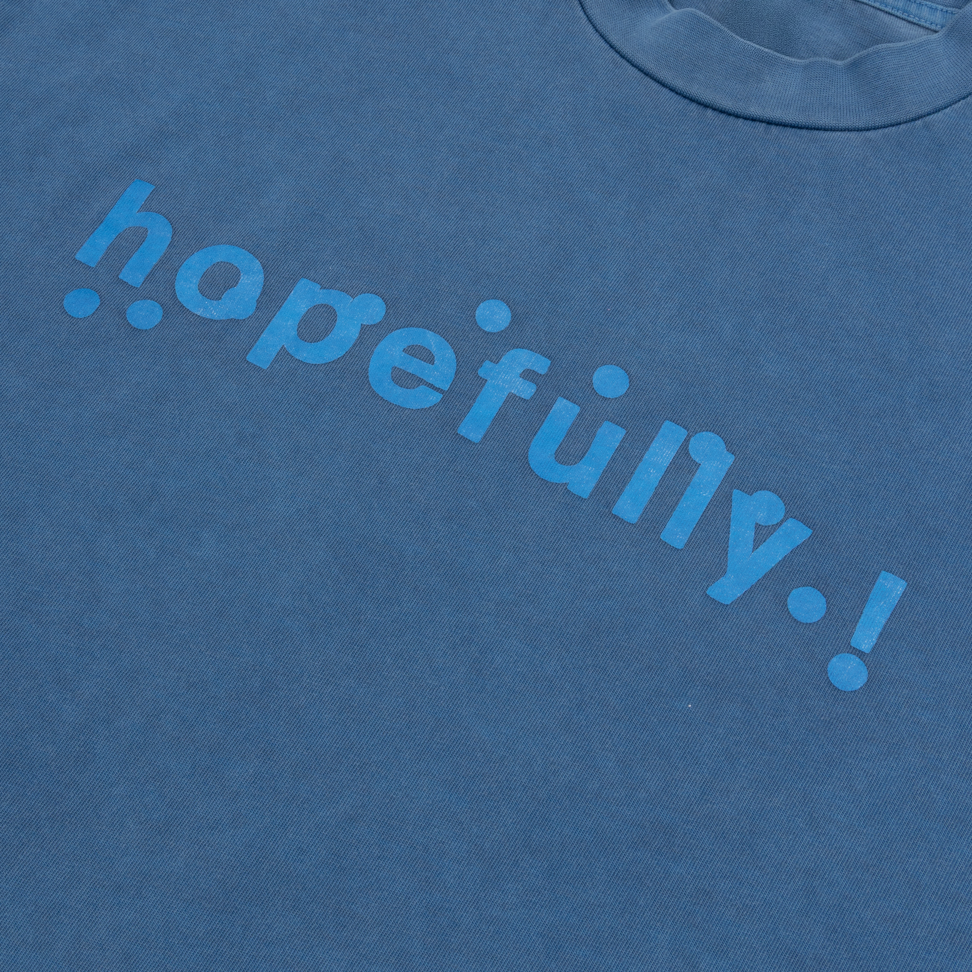 Loyle Carner - hopefully ! blue overdye t-shirt