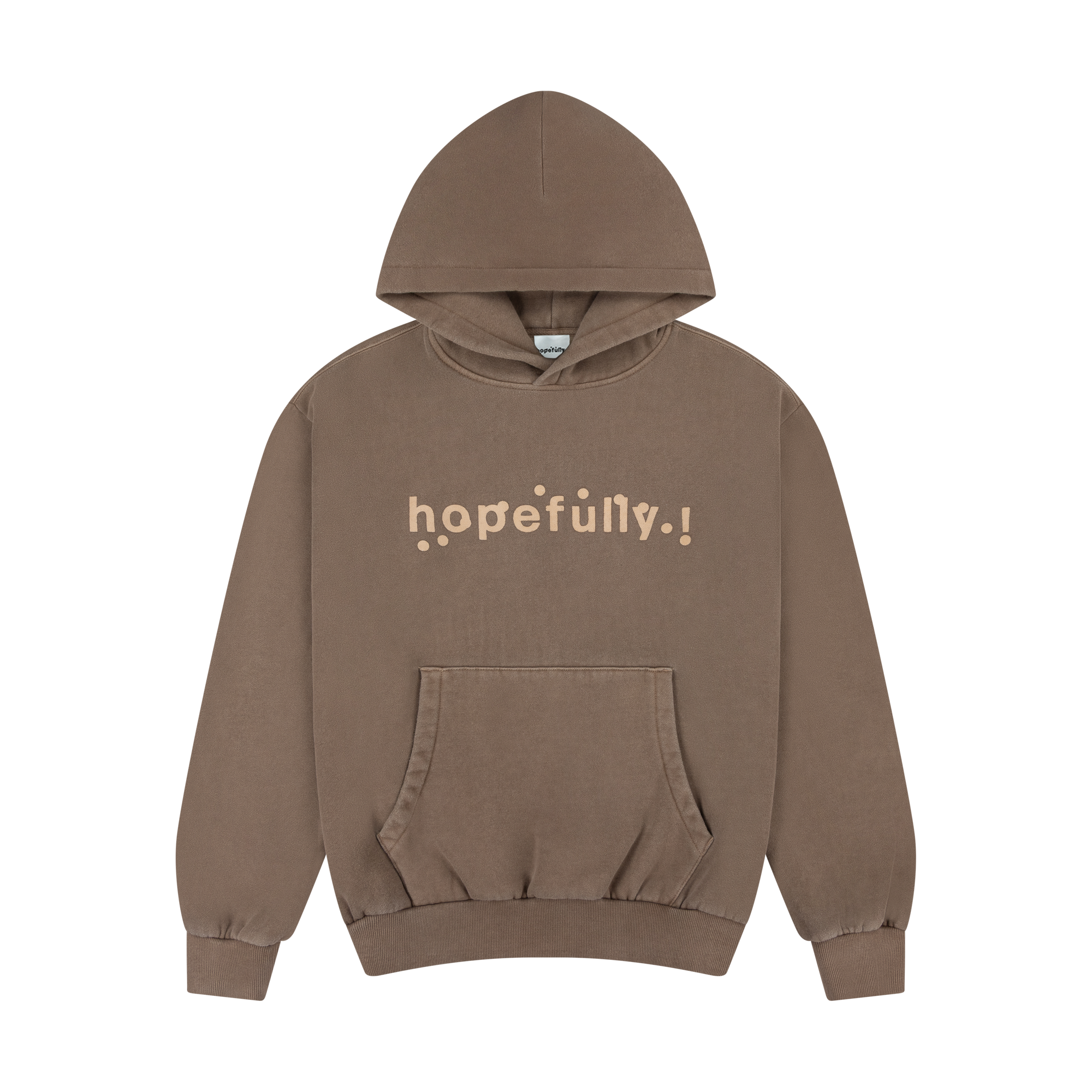 Loyle Carner - hopefully ! brown overdye hoodie