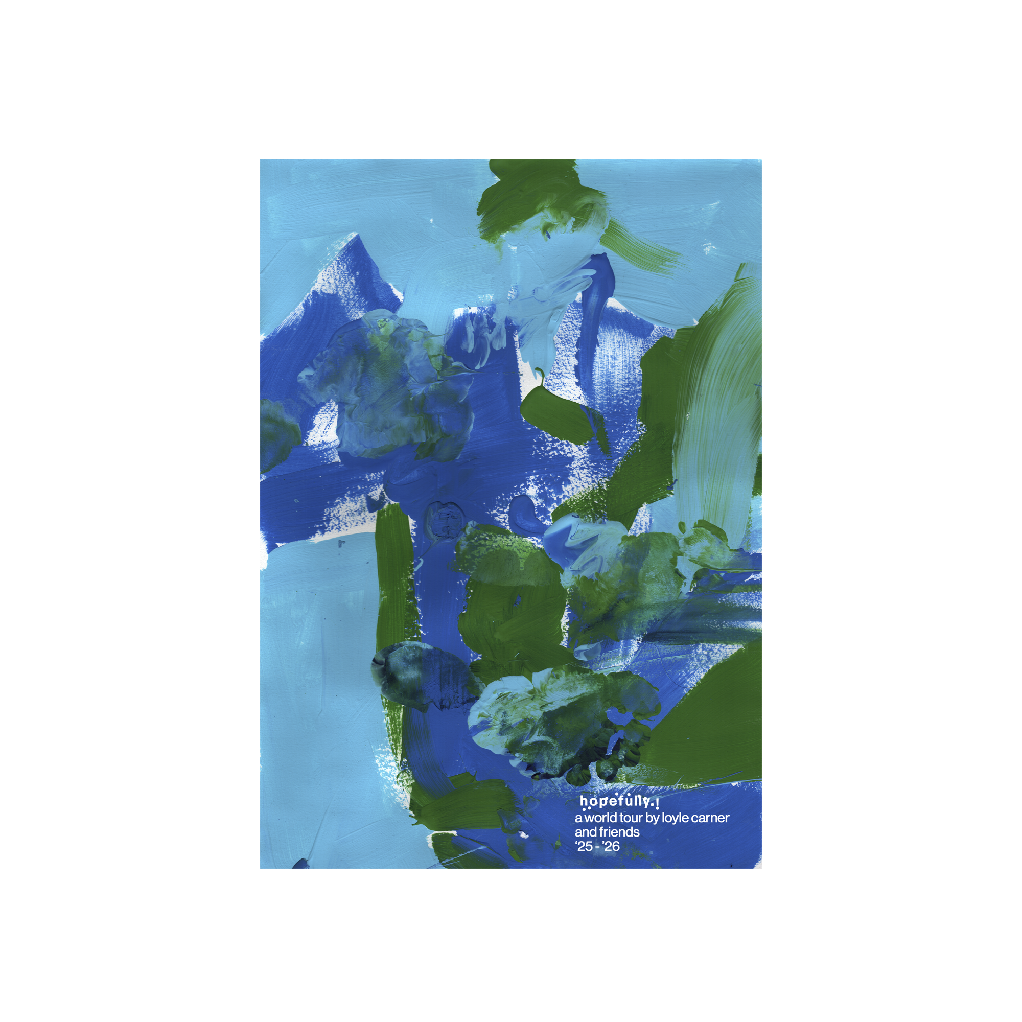 Loyle Carner - hopefully ! world tour limited edition poster