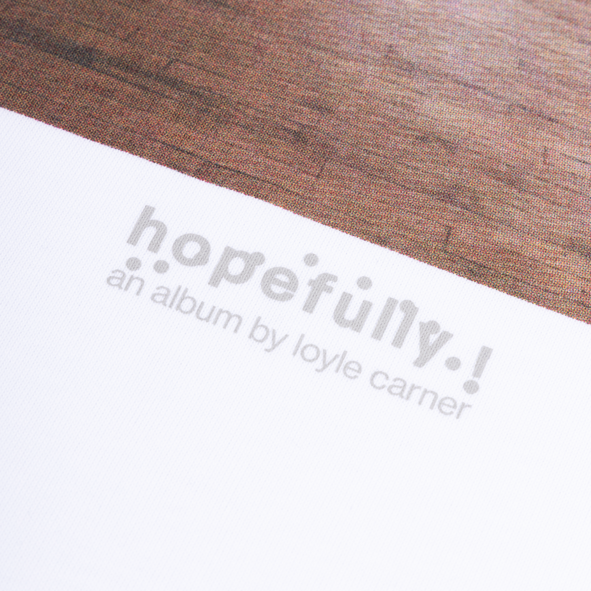 Loyle Carner - hopefully ! reflection graphic t-shirt