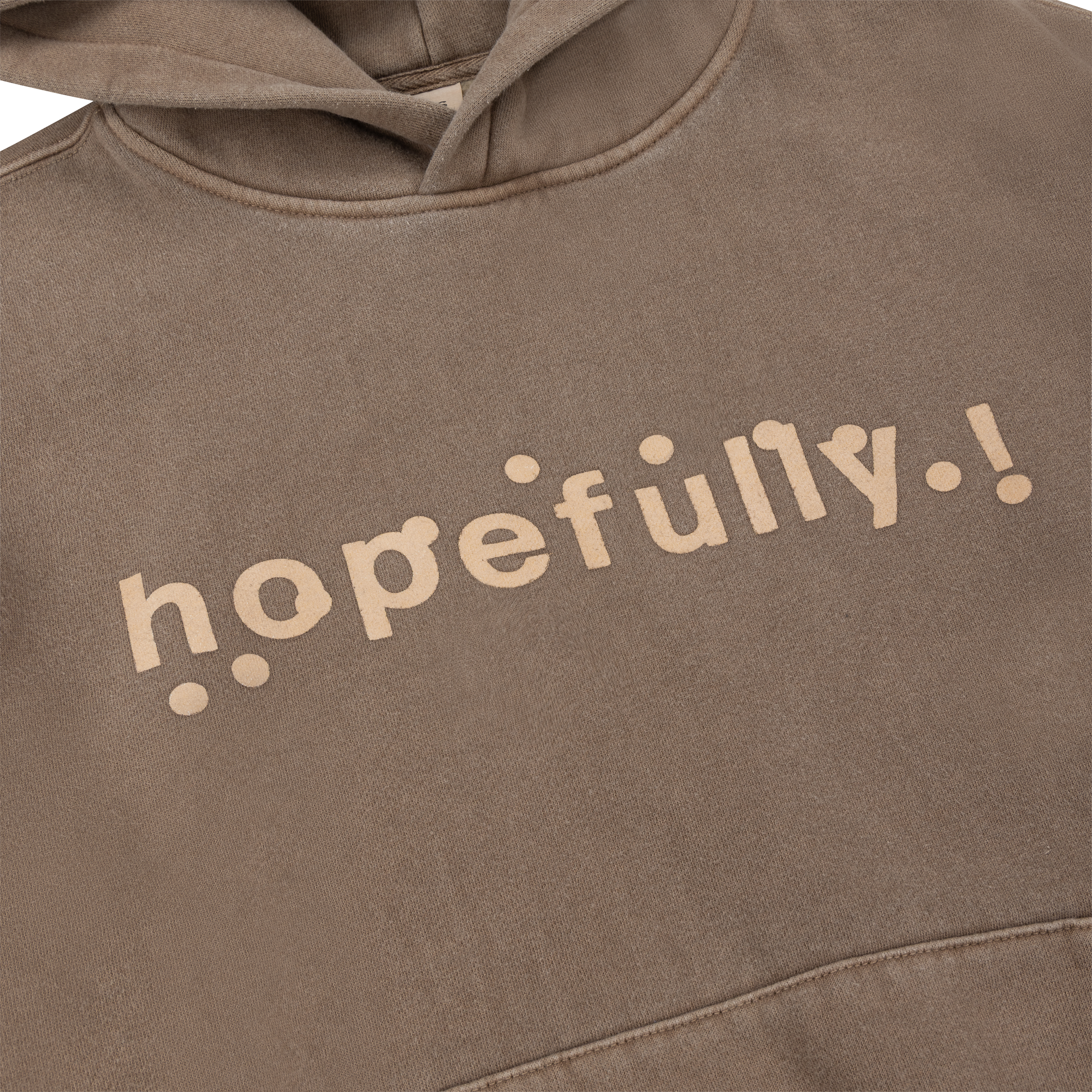 Loyle Carner - hopefully ! brown overdye hoodie