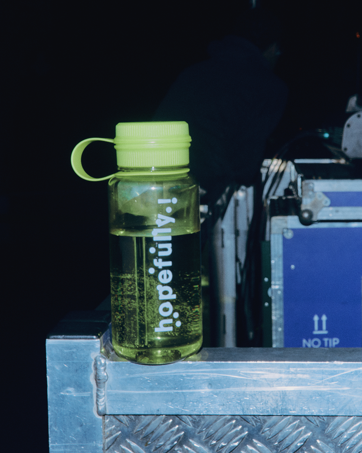 Loyle Carner - hopefully ! green water bottle