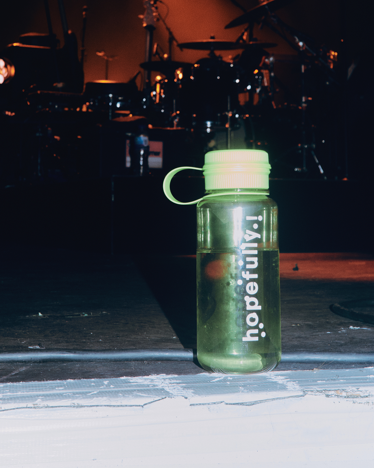 Loyle Carner - hopefully ! green water bottle