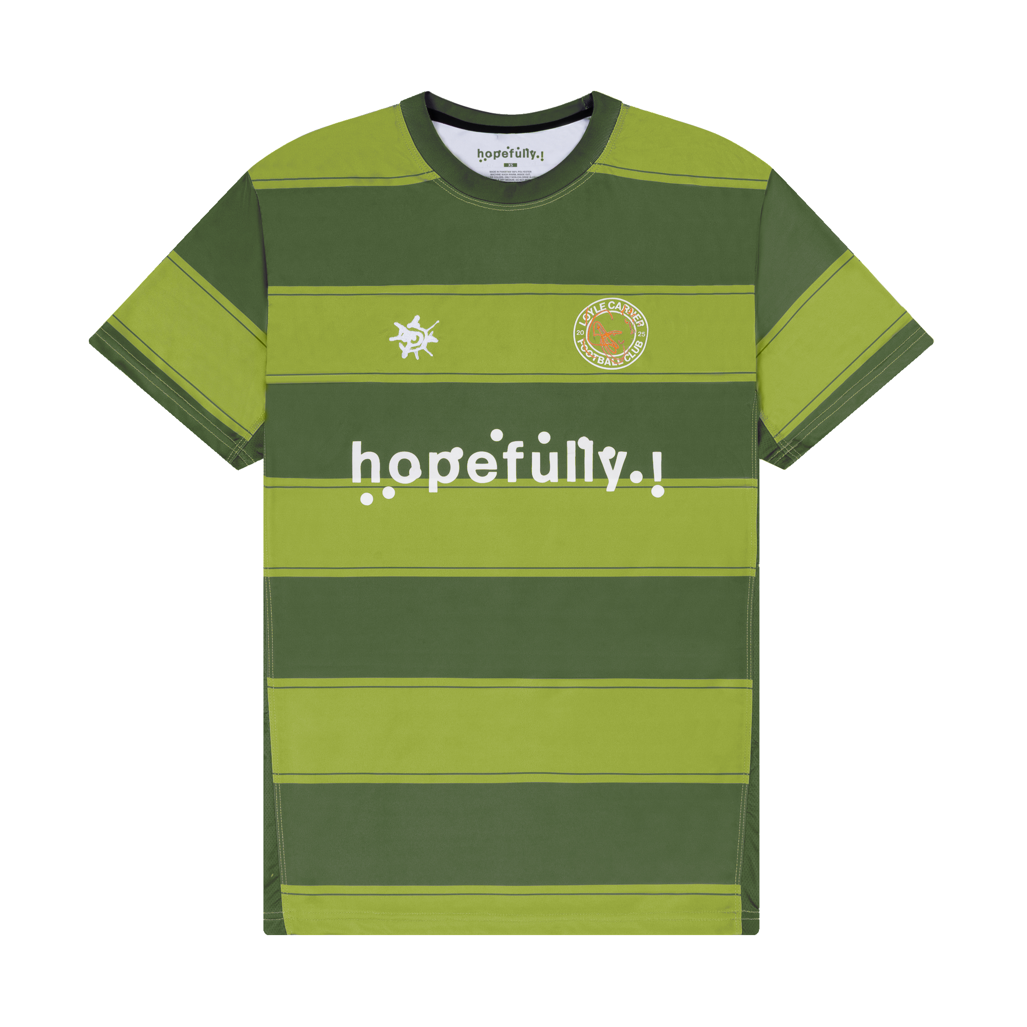 Loyle Carner - hopefully ! green football shirt