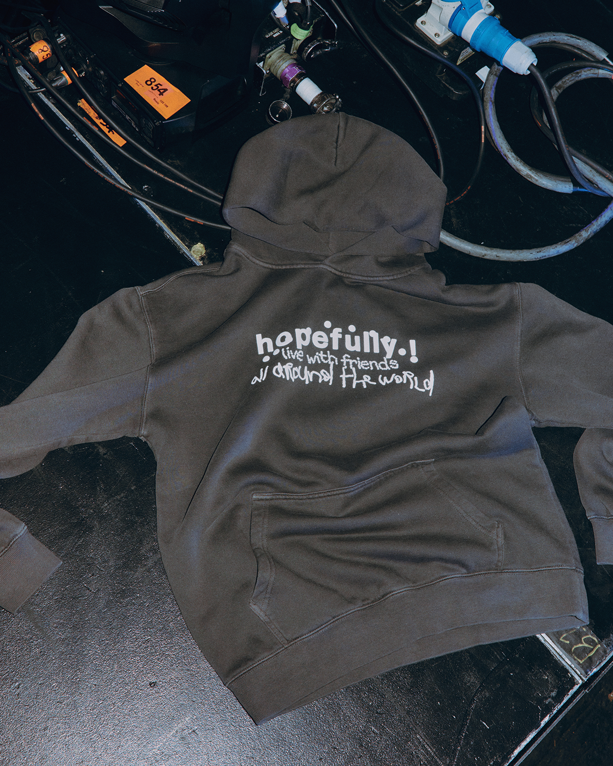 Loyle Carner - hopefully ! black tour hoodie