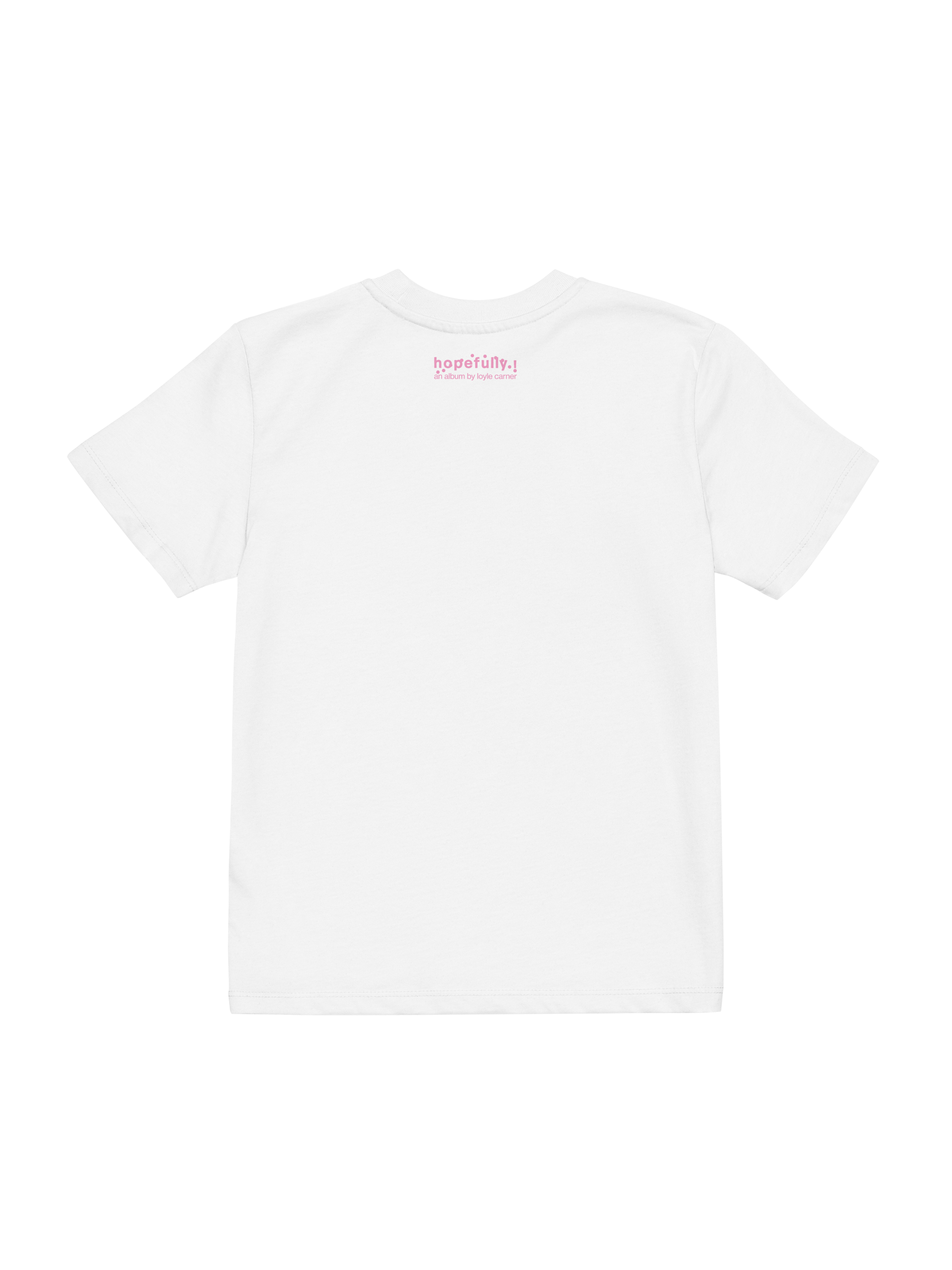 Loyle Carner - kids you give me hope in humankind white t-shirt