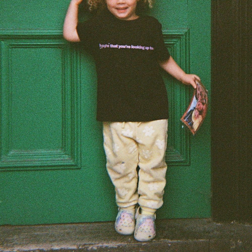 Loyle Carner - kids hope that you're looking up too black t-shirt