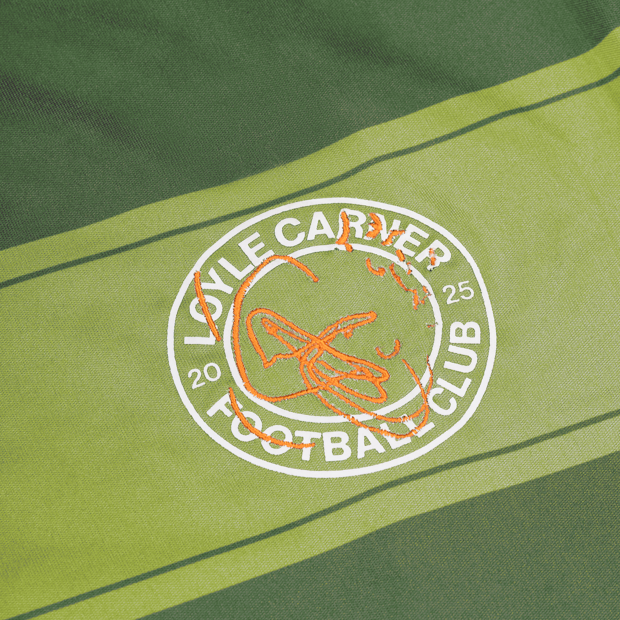 Loyle Carner - hopefully ! green football shirt