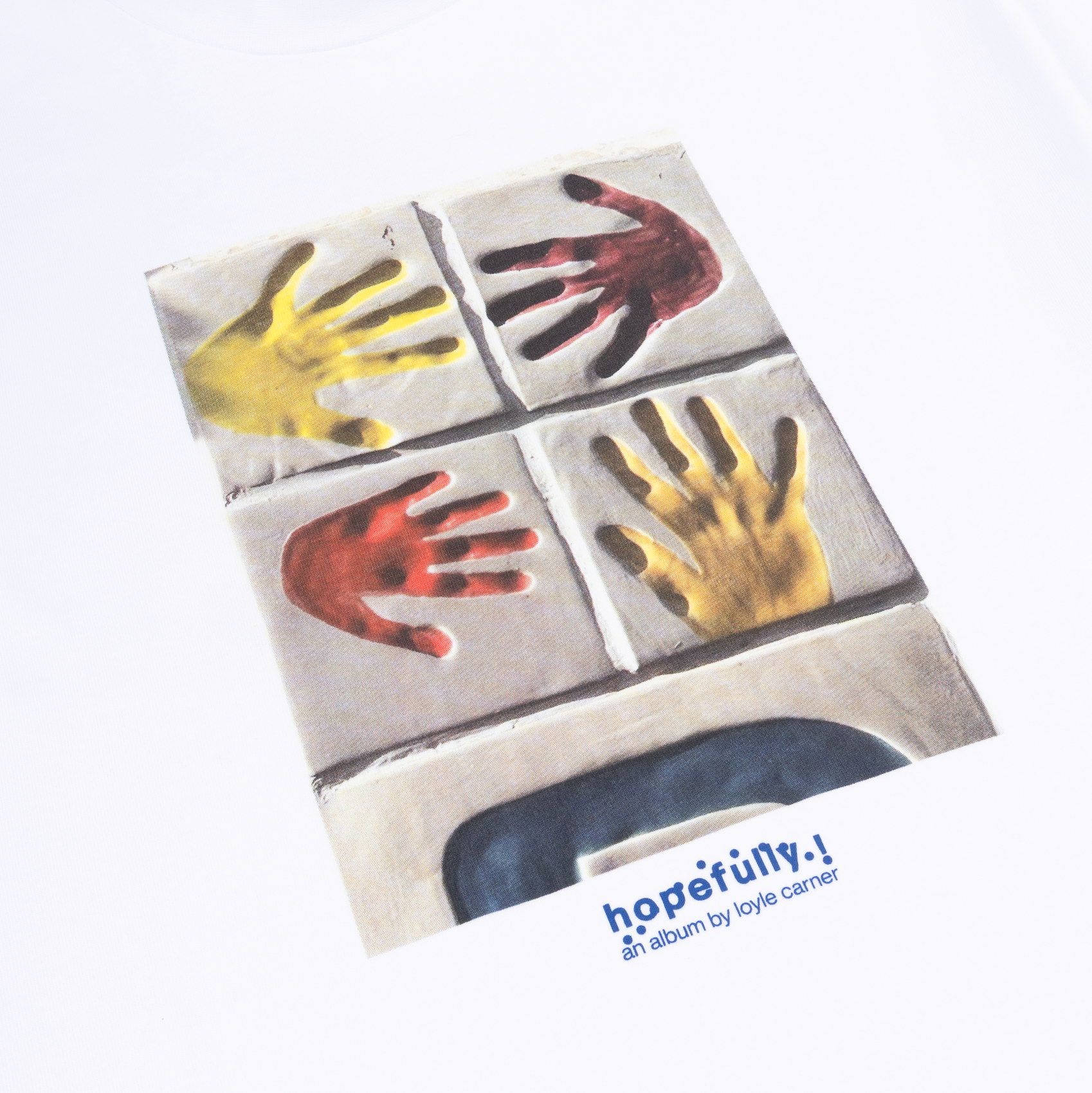 Loyle Carner - hopefully ! hands graphic t-shirt